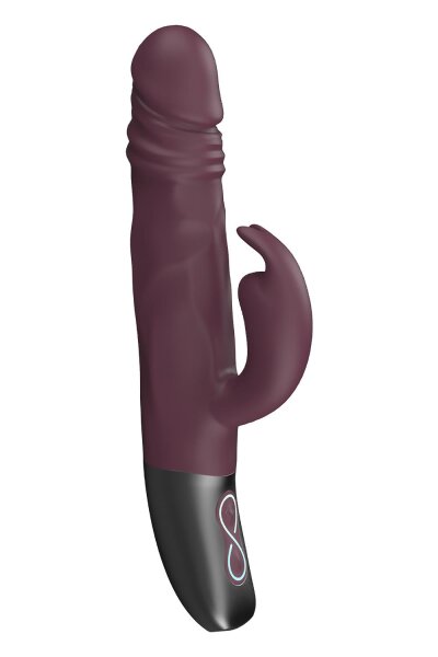 NMC Silicone Rechargeable Vibrator Rubine Red