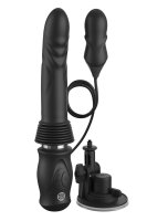 FETISH FANTASY SERIES ULTIMATE SILICONE THRUSTER - BLACK