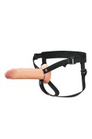 FANTASY X-TENSIONS ELITE 8" SILICONE HOLLOW STRAP-ON...