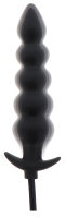 Hidden Desire Inflatable plug Ribbed Advanced 18.5 x 4 cm Black