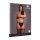 Les D&egrave;sir Shimmering Thigh High Stockings  Plus Size Black/Gold Glitter