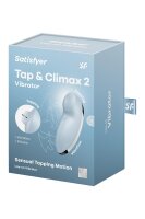 Satisfyer Tap and Climax 2 blue