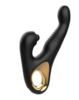 Rimba Toys - Sensual Nights SN08 - Multifunction Vibrator - Black