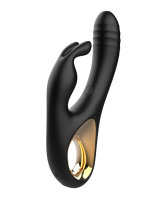 Rimba Toys - Sensual Nights SN09 - Thrusting Rabbit Vibrator - Black