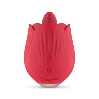 Teazers Rose Vibrator - Licking and Vibrating