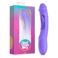 Good Vibes Only - Flax Vibrating Dildo with G-Spot...