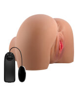 Crazy Bull Mila Doppelmasturbator Beige