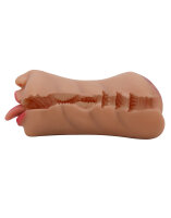 Crazy Bull Sarah Premium zweiseitiger Masturbatur Braun