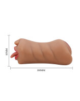 Crazy Bull Sarah Premium zweiseitiger Masturbatur Braun