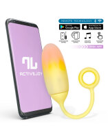 IY Vibrating Egg with App Yellow/Orange 19,5 cm