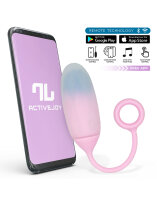 IY Vibrating Egg with App Pink/Blue 19,5 cm