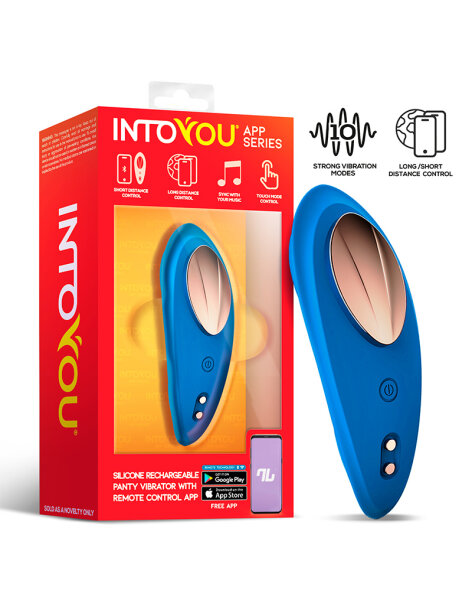 IY Panty Vibrator with App Control Blue 8.4 cm