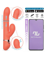 IY Mindy Rabbit Vibrator with App Control Orange 23.5 cm...