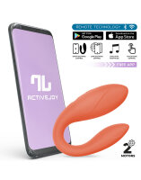 IY Couple&rsquo;s Vibrator with App Control Orange 9.2 cm...