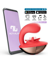 IY Rondy Clitoral Vibrator with App Control Red 8.8 cm