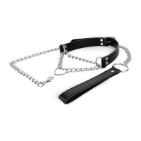 Bedroom Fantasies Collar with Chain Silver