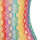 SUBBLIME Rainbow Bare Shoulder Fishnet Bodystocking One Size