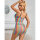 SUBBLIME Rainbow Off Shoulder Sleeveless Fishnet Bodystocking One Size