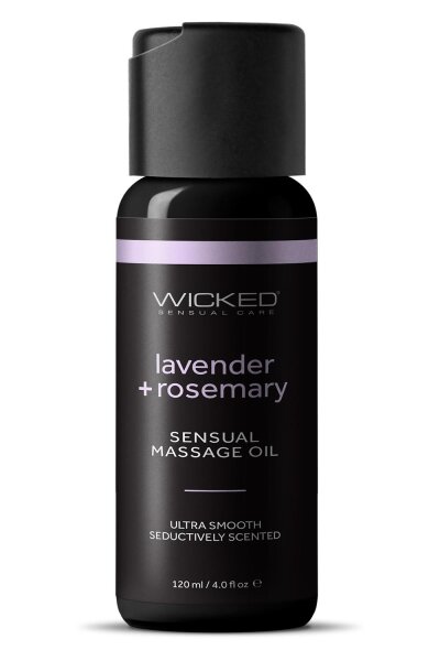 WICKED Sensual Massage Oil Lemongrass Ginger 120ml