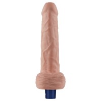 Lovetoy 9" REAL SOFTEE Rechargeable Vibrating Dildo (Flesh)