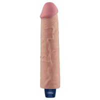 Lovetoy 9.5" REAL SOFTEE Rechargeable Vibrating Dildo (Flesh)