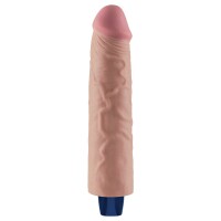 Lovetoy 9.5" REAL SOFTEE Rechargeable Vibrating Dildo (Flesh)
