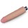 Lovetoy 9.5" REAL SOFTEE Rechargeable Vibrating Dildo (Flesh)