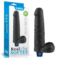 Lovetoy 9" REAL SOFTEE Rechargeable Vibrating Dildo...