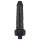 Lovetoy 10" REAL SOFTEE Rechargeable Vibrating Dildo (Black)
