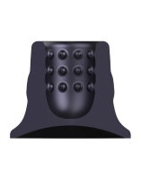 MANWAN Holden universal wand holder up to 4,5 cm diameter Black Plum