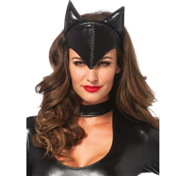 Leg Avenue Cat Woman Mask Black