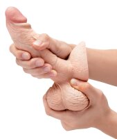 b-Vibe Slipskin 6" Girthy Cream 15,4 cm