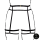 Le D&eacute;sir Double Strap Garter Belt with Adjustable Sliders - Plus Size - Black