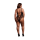 Le D&eacute;sir Wireless Lace Bodysuit with Adjustable Sliders - Plus Size - Black