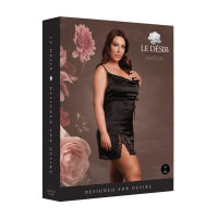 Le D&eacute;sir Open Back Silk Dress with Criss Cross...