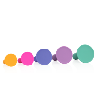 Loveline Silicone Vagina Dilator Set - Multicolor