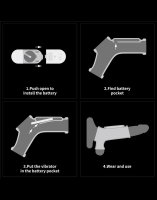 LoveToy Wave Knights Ring Vibrating Penis And Scrotum Sleeve (&Oslash; 2.8 cm) Black