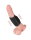 LoveToy Wave Knights Ring Vibrating Penis Sleeve  (&Oslash; 3.7 cm) Black