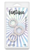 NS Novelties Fantasia Intensity Rings 3-teiliges Set Penisringe Wei&szlig; &Oslash; 2,9 - 3,7 cm