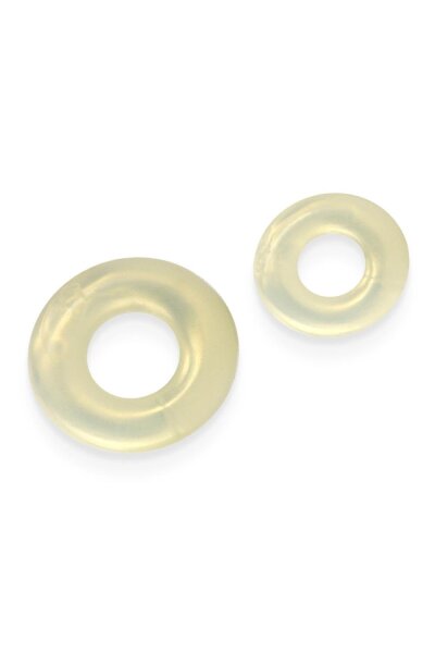 NS Novelties Fantasia Double Stack 2-teiliges Set Penisringe Transparent &Oslash; 5 cm