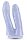 NS Novelties Fantasia Double Trouble Doppeldildo mit Schimmer Lila 17,4 cm &Oslash; 3,5 cm