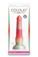 NS Novelties Colours Stacked Dildo Multicolor 16 cm &Oslash; 3.9 cm