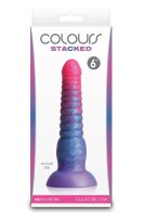 NS Novelties Colours Stacked Dildo Multicolor 16 cm &Oslash; 3.9 cm