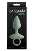 NS Novelties Renegade Orion Anal Plug with Vibration Green &Oslash; 3.5 cm