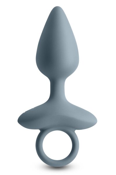 NS Novelties Renegade Orion Analplug mit Vibration Grau &Oslash; 3,5 cm