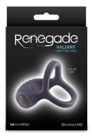 NS Novelties Renegade Valiant Penis and Ball Ring with Vibration Grey &Oslash; 6.5 cm