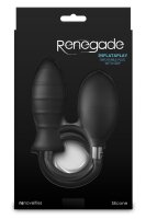 Ns Novelties Renegade Inflataplay Inflatable Plug Black 10.5 cm &Oslash; 4 cm