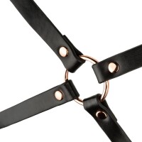 Rosy Gold K&ouml;rpergeschirr Schwarz
