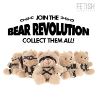 Fetish Submissive Winnie Teddy Bear BDSM Model 6
