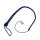 Kiotos Leather Whip Black & Blue 90 cm